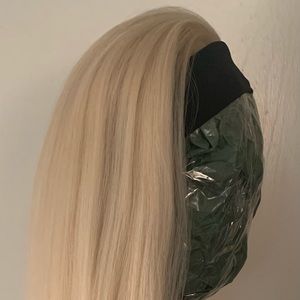 Long Straight Platinum Blonde Headband Wig by Nix-Nox  **NEW**